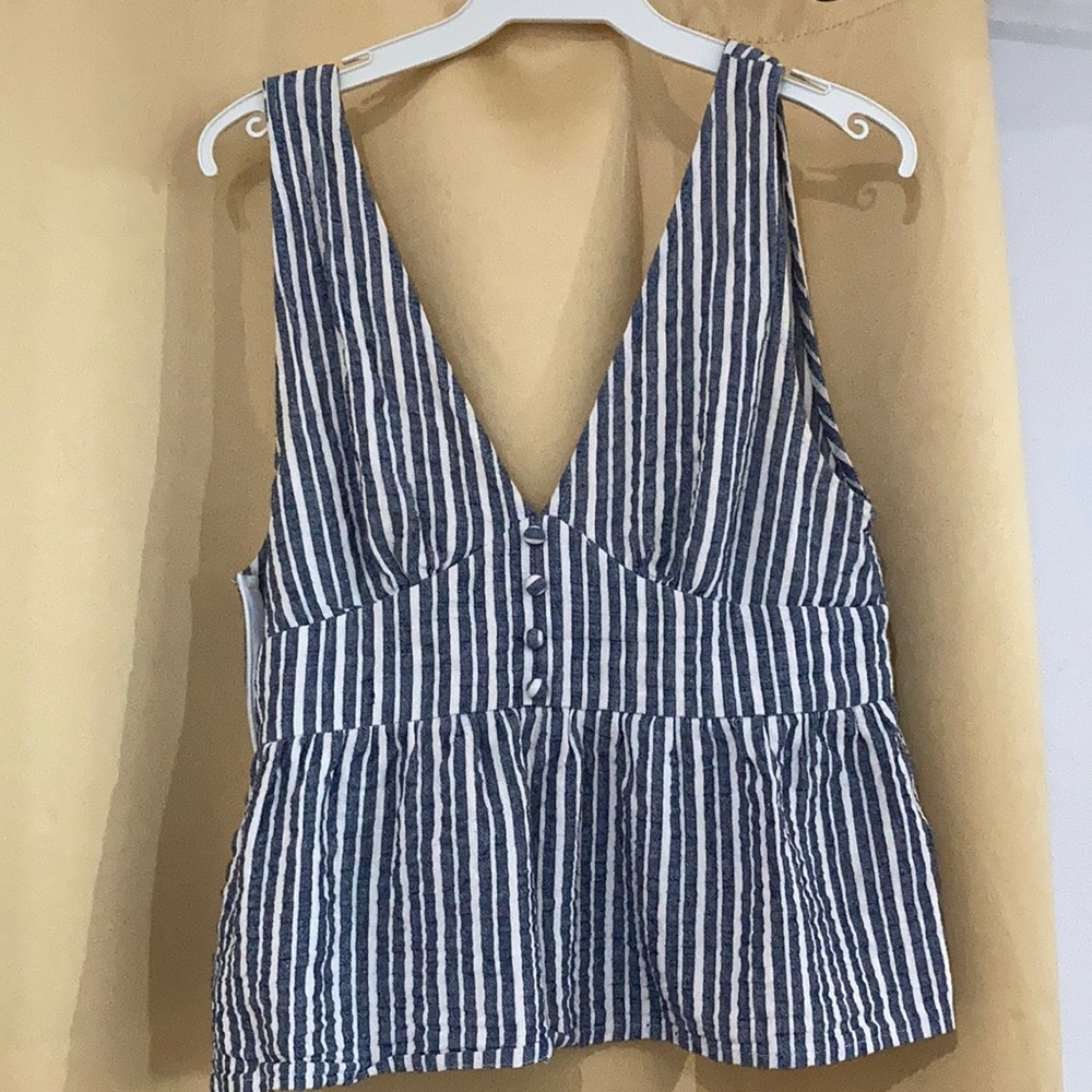 Linen Flowy Top